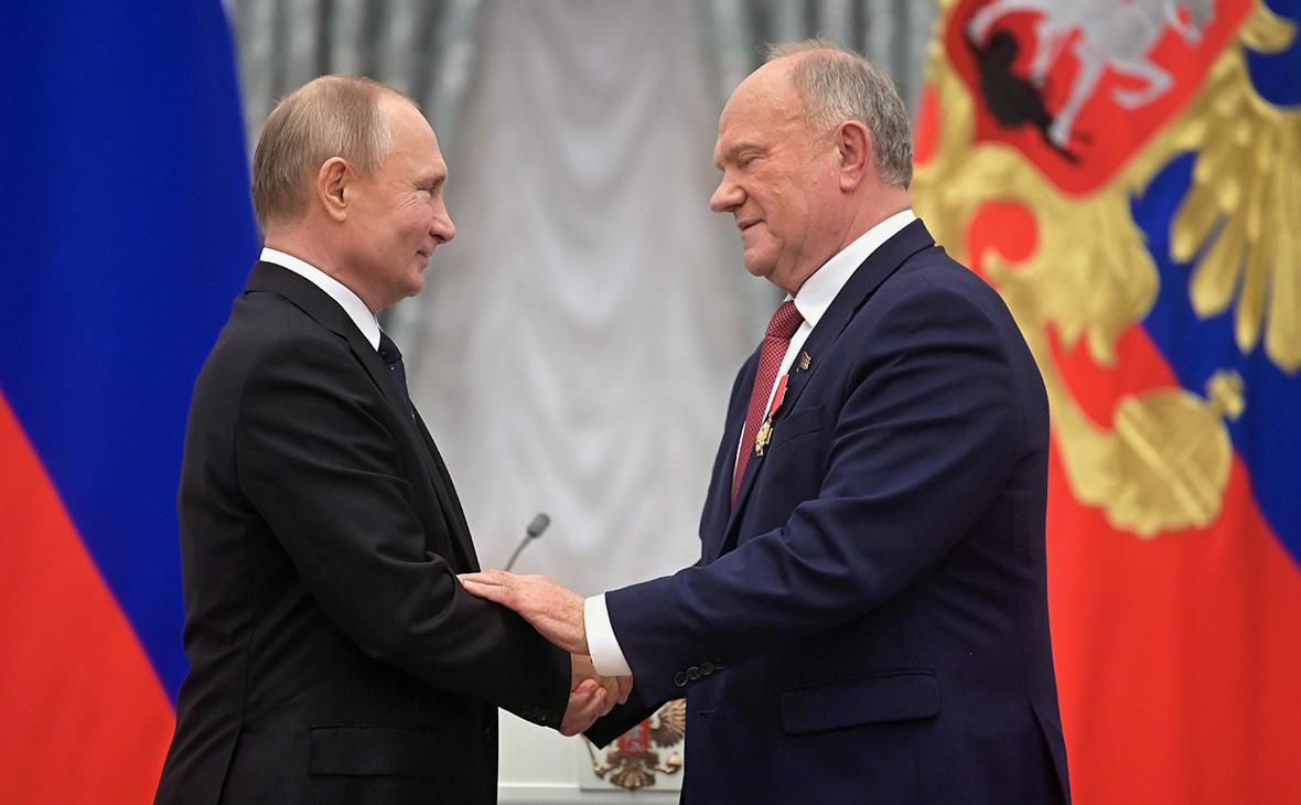 Putin Zyuqanovdan seçkilərlə bağlı məsləhət İSTƏYİB