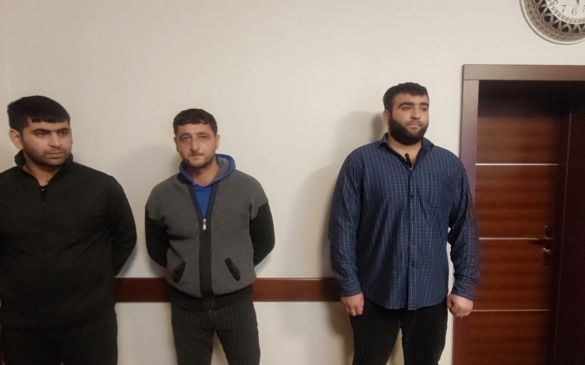 Goranboyda oğurluq edən dəstə üzvləri saxlanıldı - FOTO