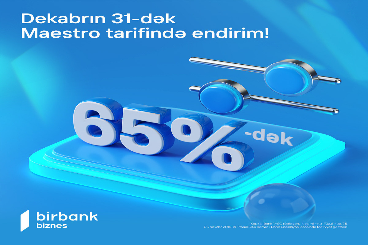 Biznes sahiblərinə 65%-dək endirim imkanı