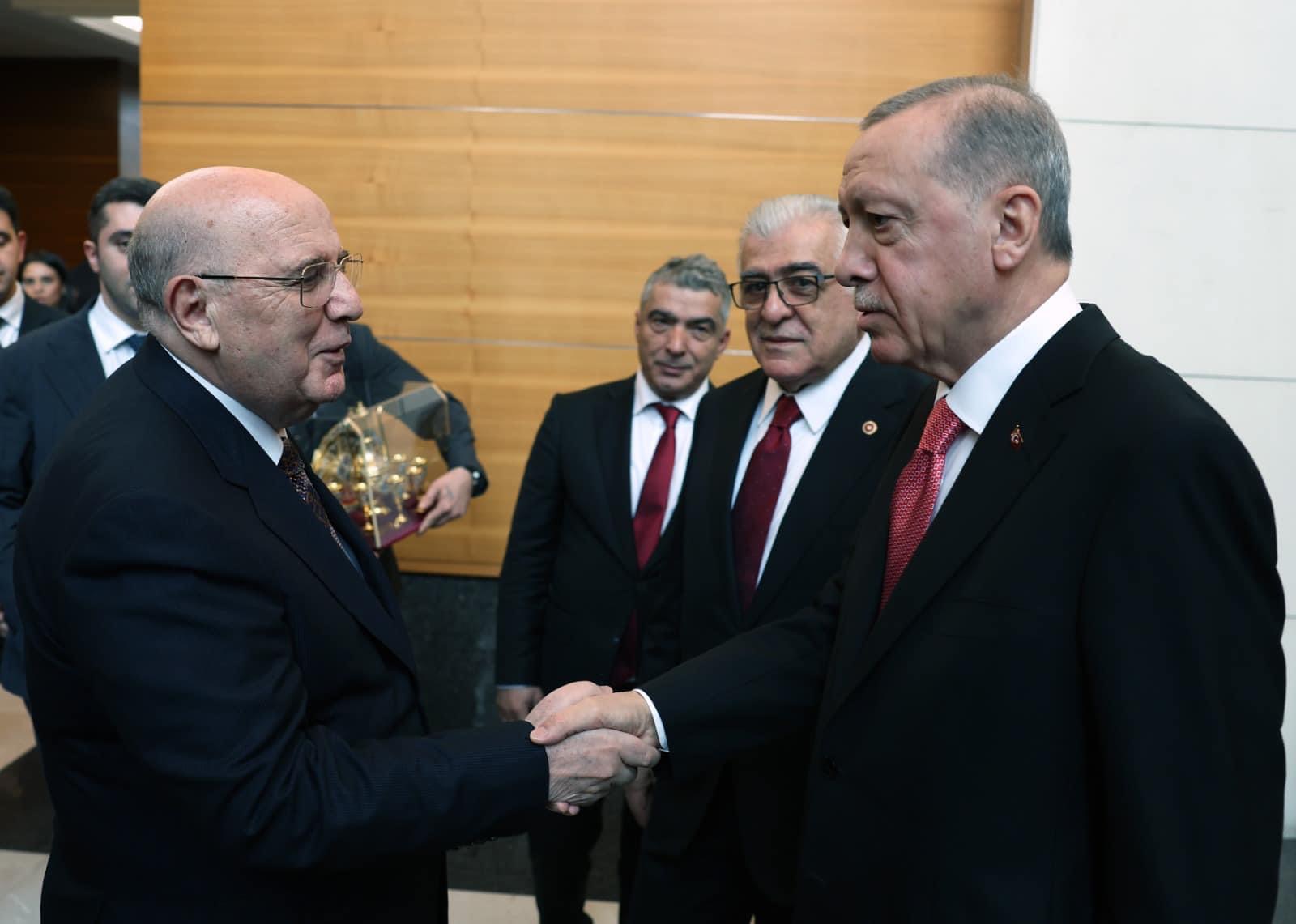 Ərdoğan azərbaycanlı deputatlarla görüşüb - FOTO 