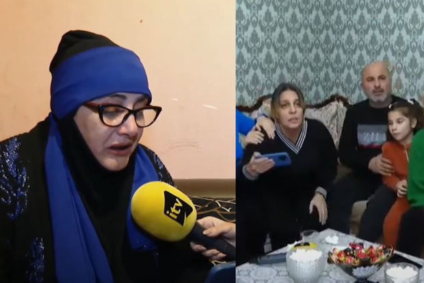 Hüseyn və Aqşinin analarının sevinci - VİDEO