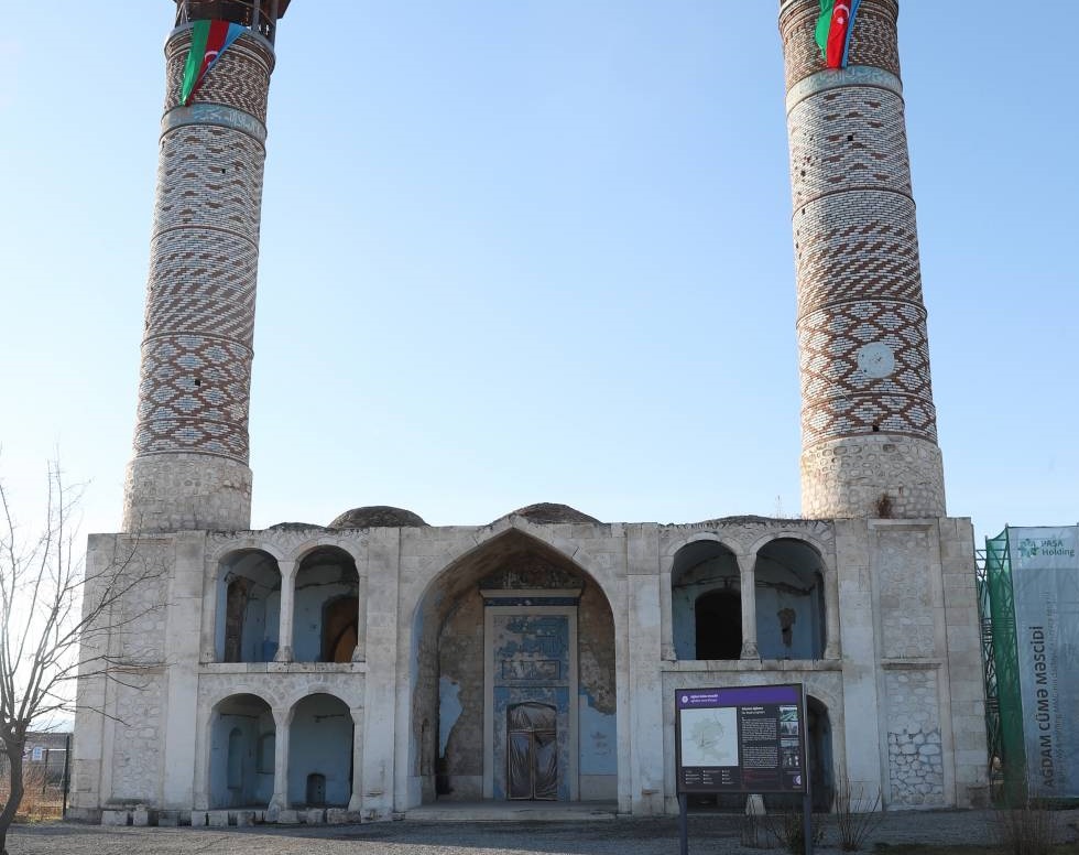 Ağdamdakı Cümə məscidinin bərpası bu tarixdə TAMAMLANACAQ