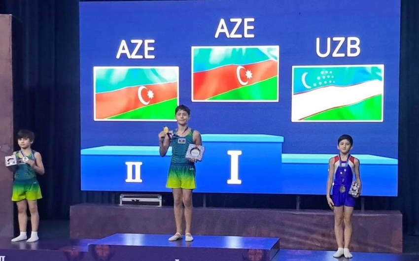 Gimnastlarımız beynəlxalq turnirdə növbəti medallarını qazandılar