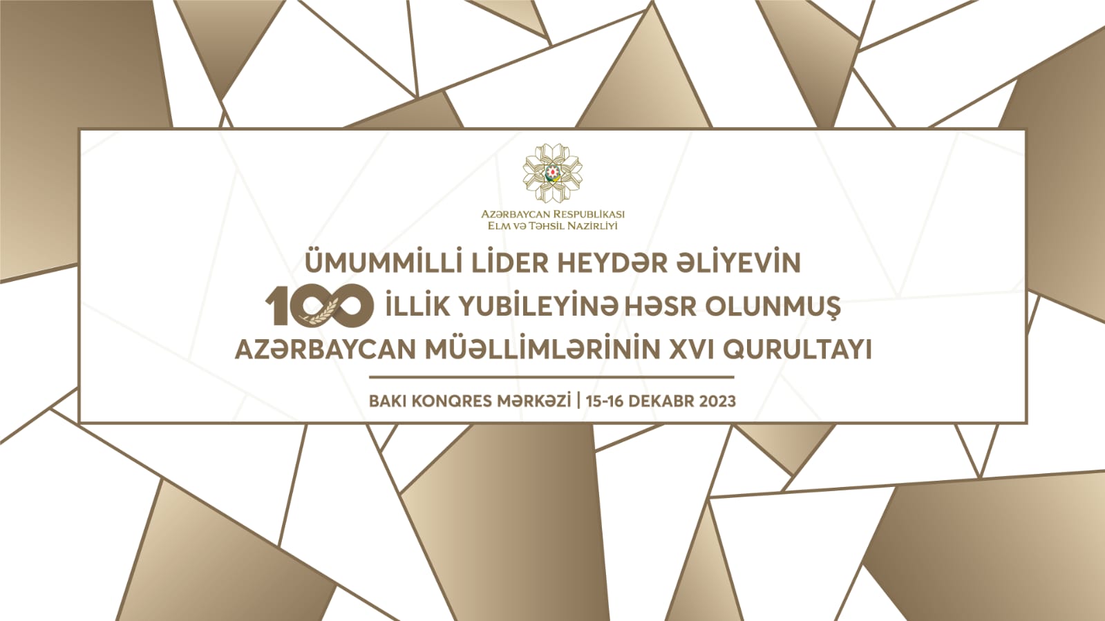 Azərbaycan müəllimlərinin XVI qurultayı - Təhsildə yeni yanaşmalar 