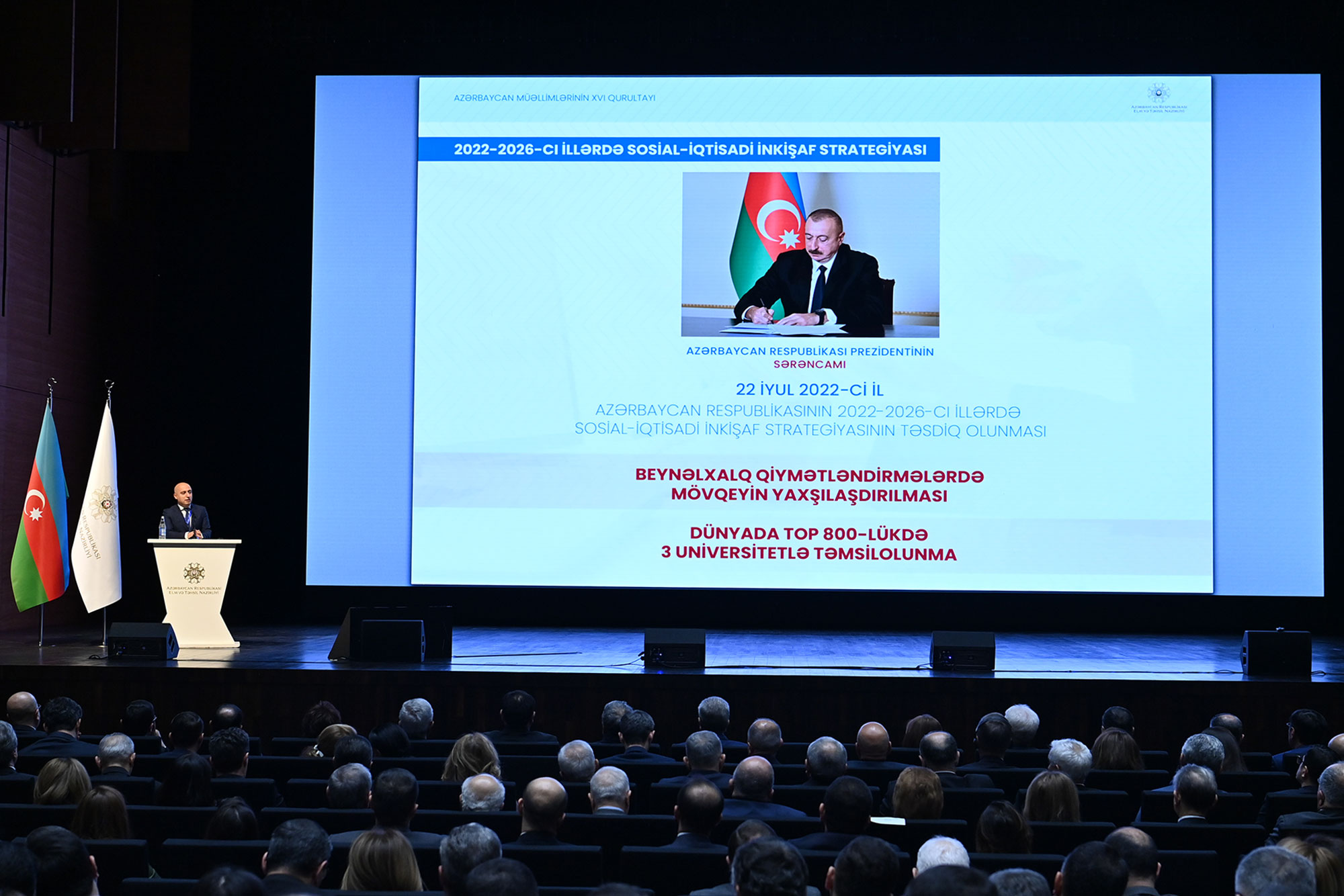Müəllimlərin XVI qurultayı – Azərbaycan təhsilinin hədəfləri 