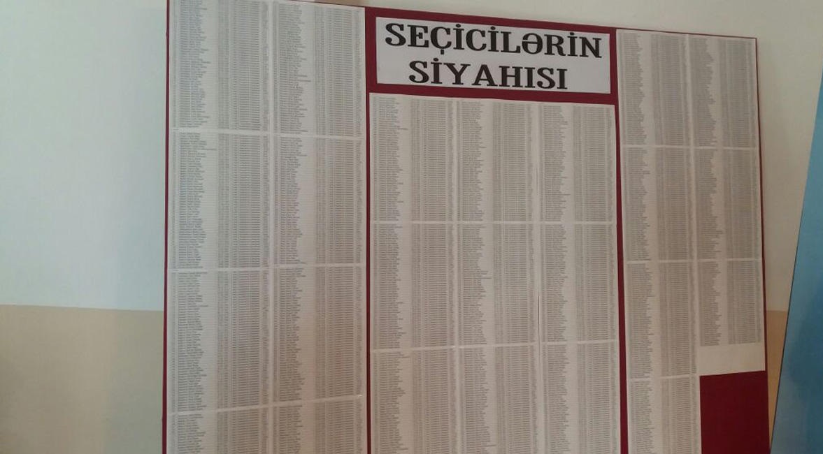Azərbaycandakı seçicilərin sayı AÇIQLANDI