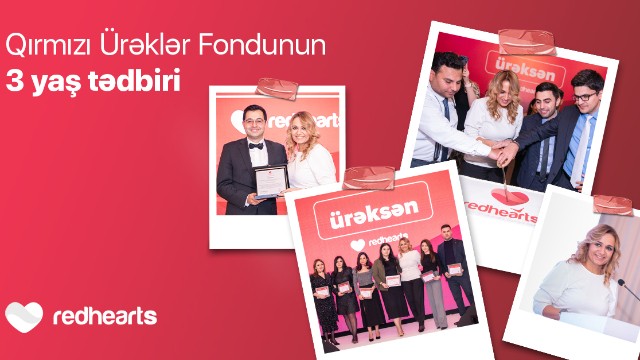 Qırmızı Ürəklər Fondu 3 yaşını qeyd etdi