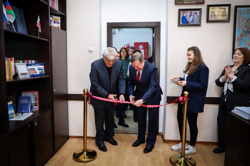 “Rus dünyası” Fondunun əməkdaşları ADU-da qonaq olublar - FOTO