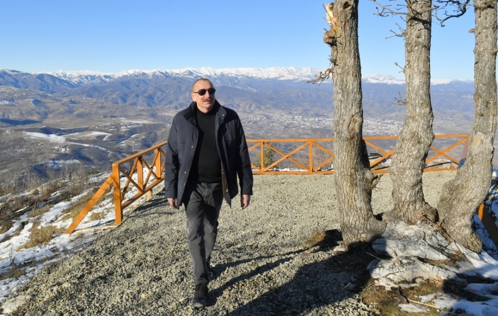 Prezident Xocalının kəndlərində olub