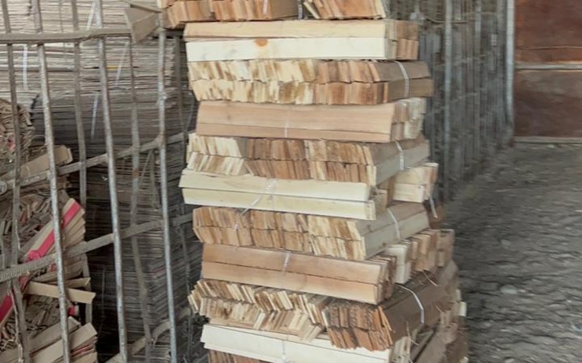 Sexdə mənbəyi məlum olmayan ağac materialları aşkarlandı