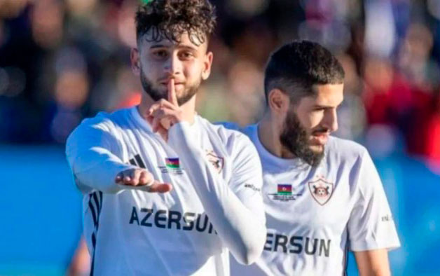 UEFA Xankəndidəki matçdan paylaşım etdi - FOTO