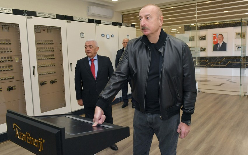 Prezident və birinci xanım Ağdamda