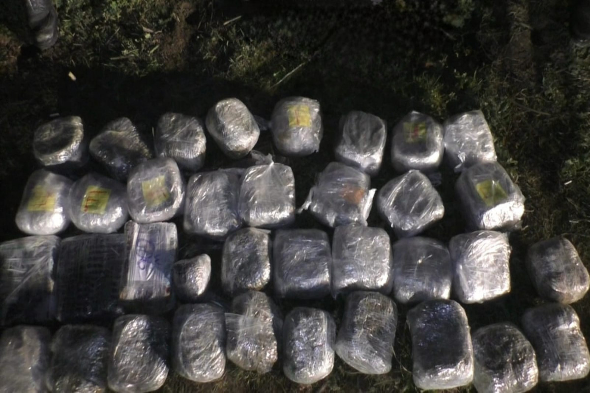 Dərədən 18 kiloqram narkotik tapıldı