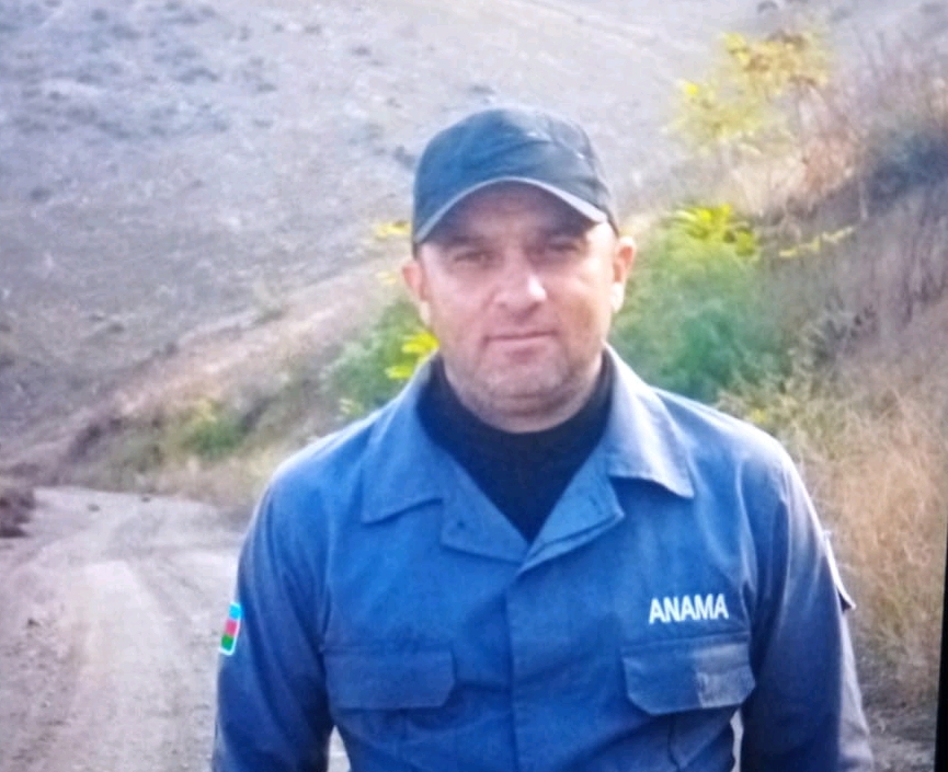 Ağdamda minaya düşən Zaurun FOTOSU