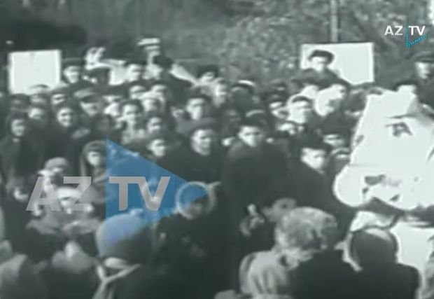 70 il əvvəl Bakıda Yeni il belə qeyd olunurdu - VİDEO