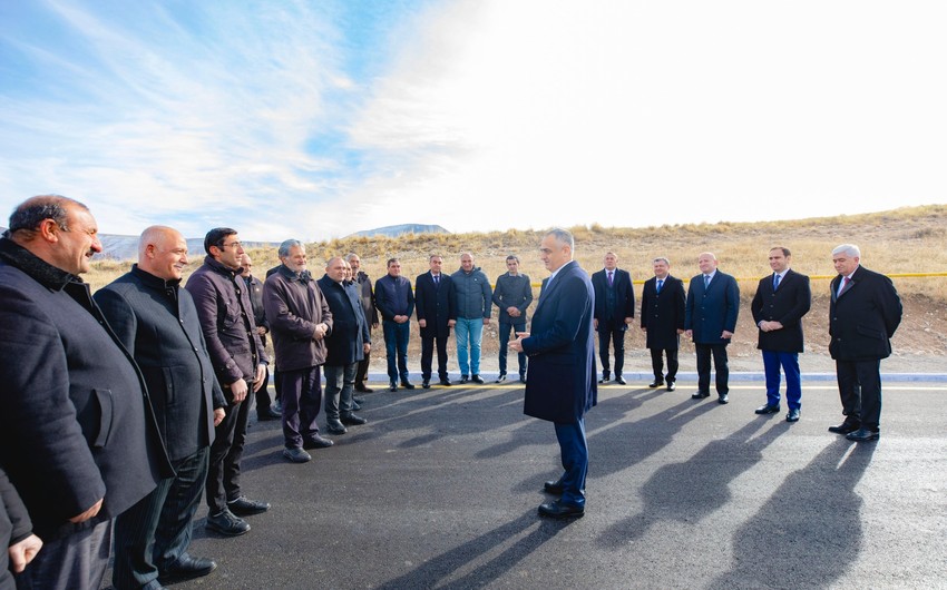 Gərməçataq kənd yolu istifadəyə verildi