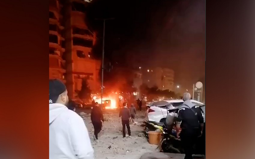 İsrail Beyrutu vurdu - Ölənlər var 