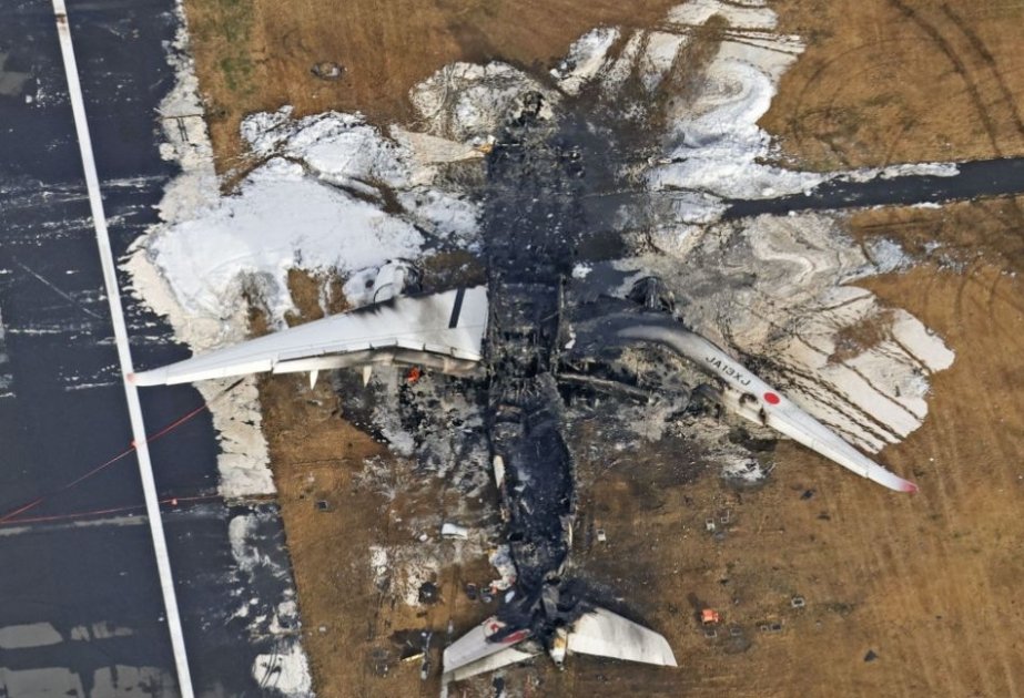 Tokio aeroportunda ölümlə nəticələnən təyyarə qəzası