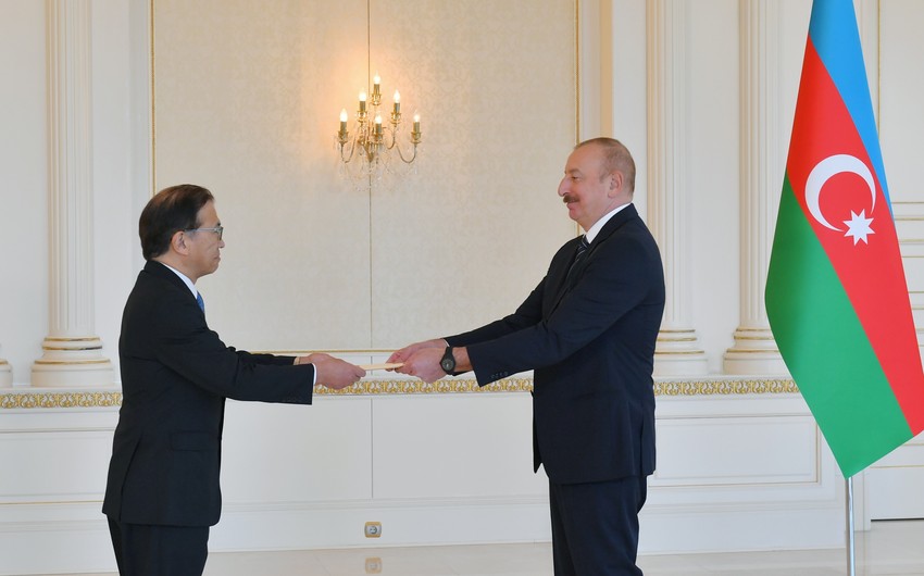 Prezident yeni səfirin etimadnaməsini qəbul etdi - FOTO