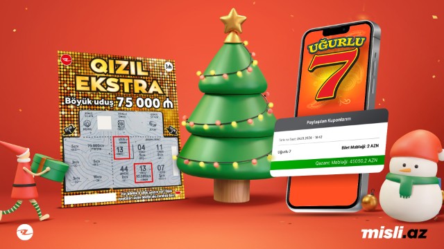 “Azərlotereya” yeni ilə böyük uduşlarla BAŞLADI