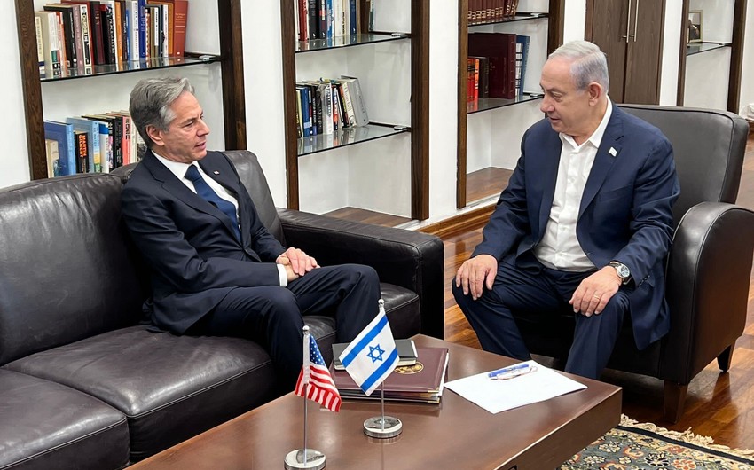 Blinken Netanyahu ilə görüşdü
