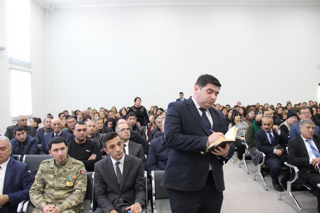 Goranboy şəhərində səyyar qəbul keçirilib