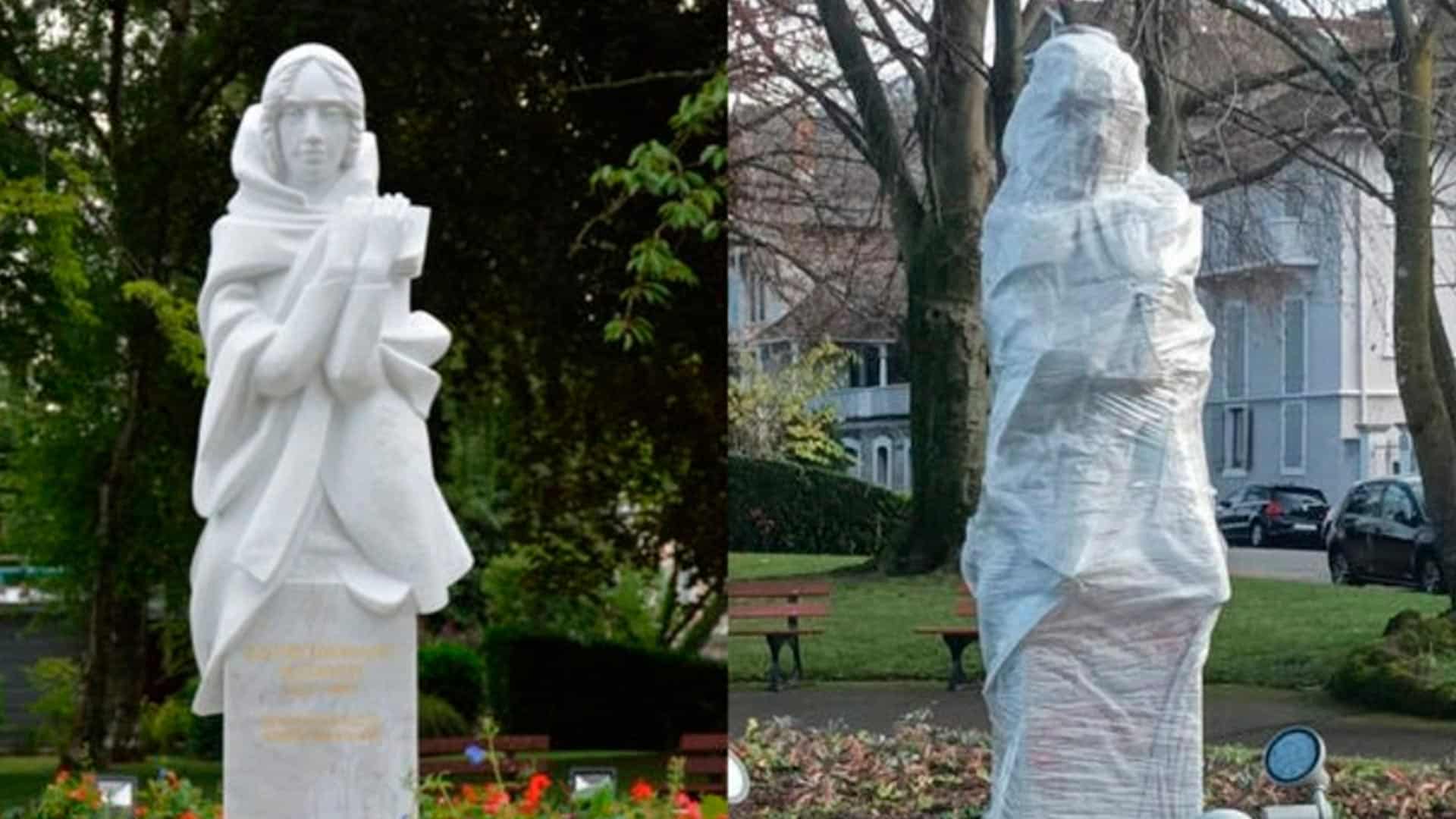Ziyalılar Fransada Natəvanın heykəlinin aşağılanmasını pisləyib