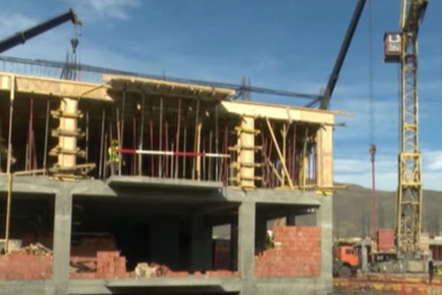 Suqovuşanda beş yaşayış binasının inşasına başlanıldı - VİDEO