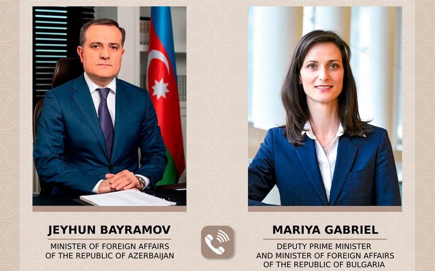Ceyhun Bayramov bolqar həmkarı ilə danışıqlar apardı 