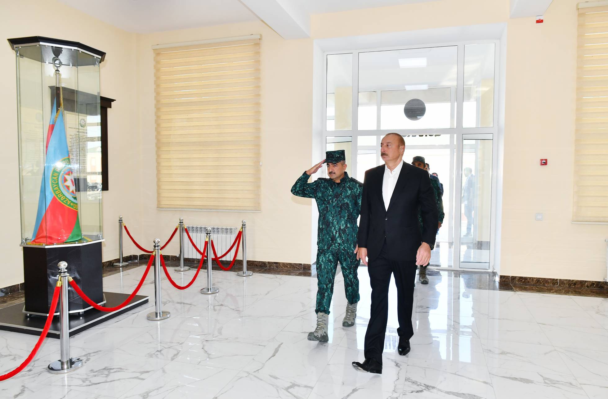 Prezident DSX-nın hərbi hospital kompleksinin açılışında