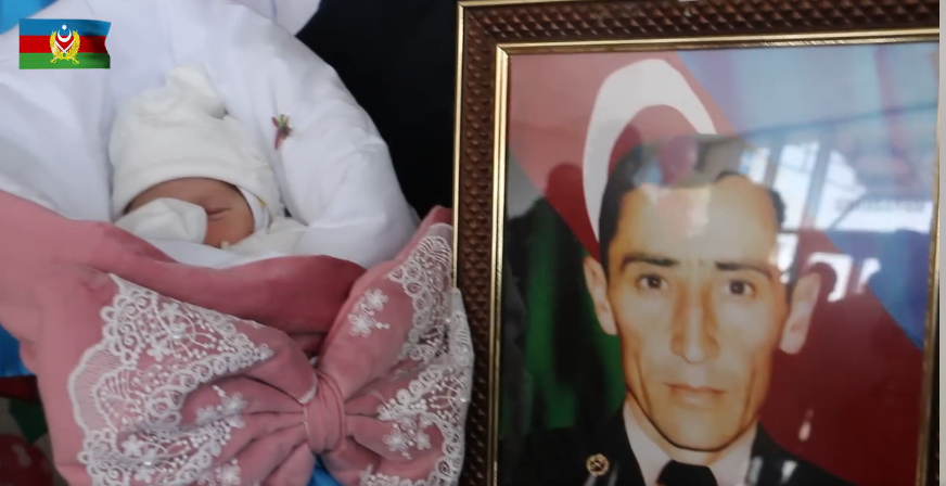 Şəhidimizin övladı dünyaya gəldi - VİDEO