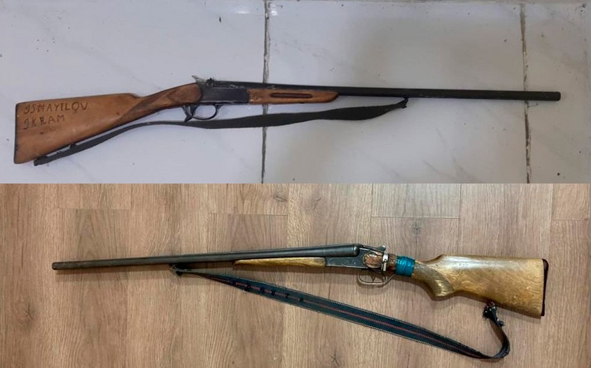 Daha iki qanunsuz silah götürüldü
