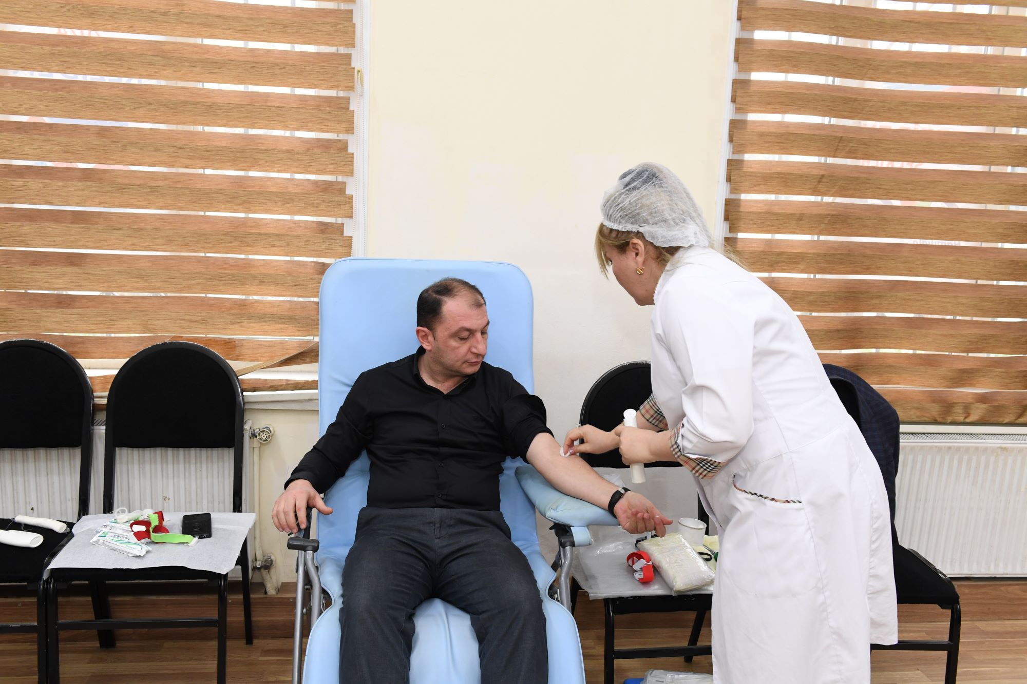Dövlət Komitəsində qanvermə aksiyası keçirilib - FOTO