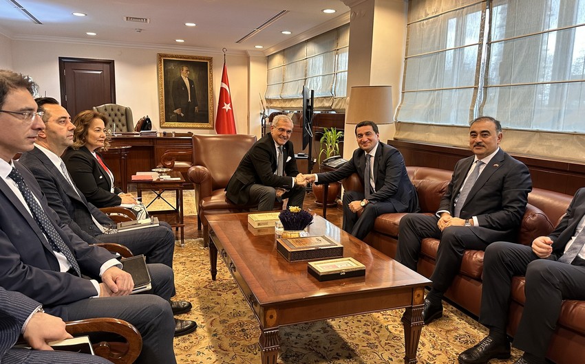 Hikmət Hacıyev Türkiyə XİN başçısının müavini ilə görüşdü 