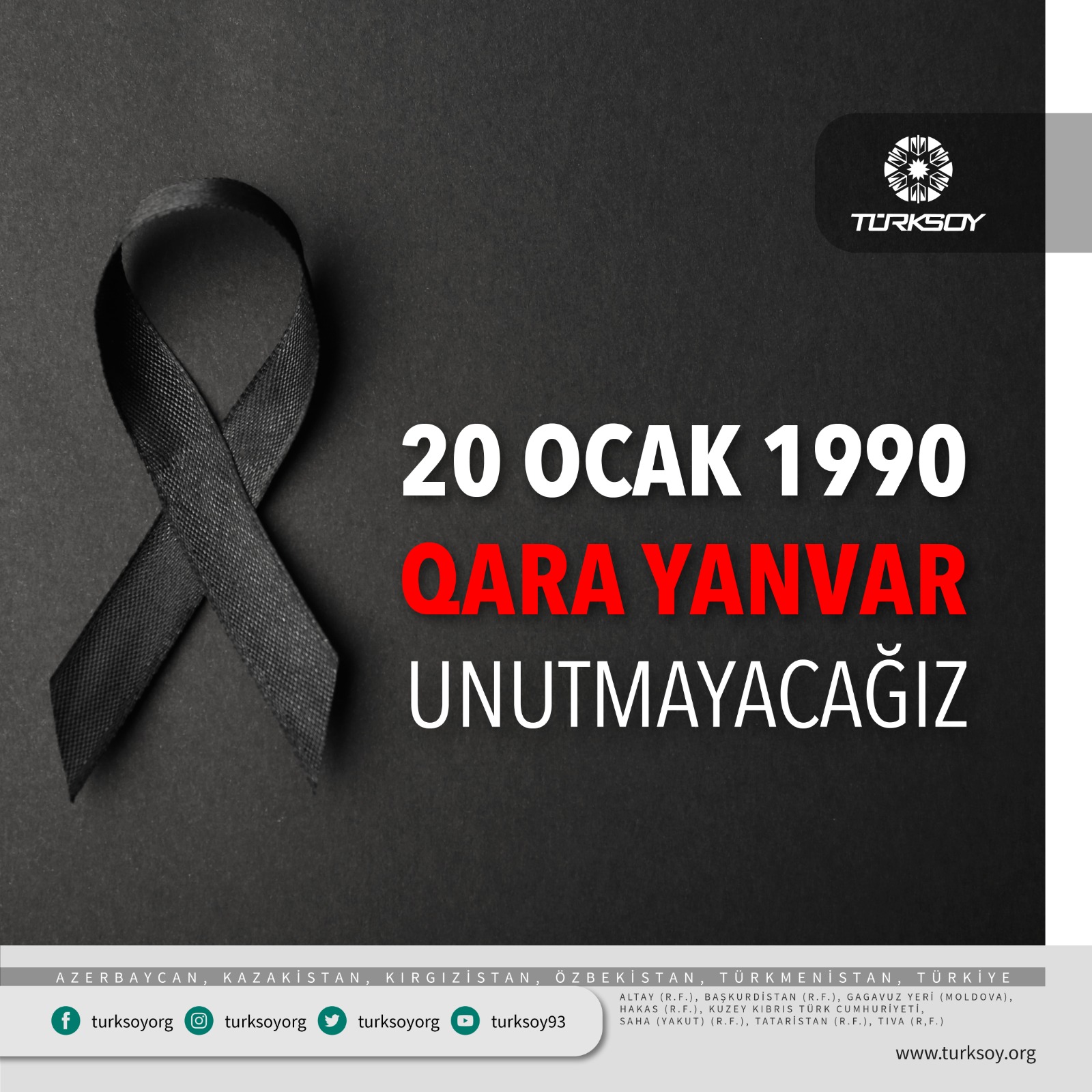Qara Yanvarı unutmayacağıq - TÜRKSOY