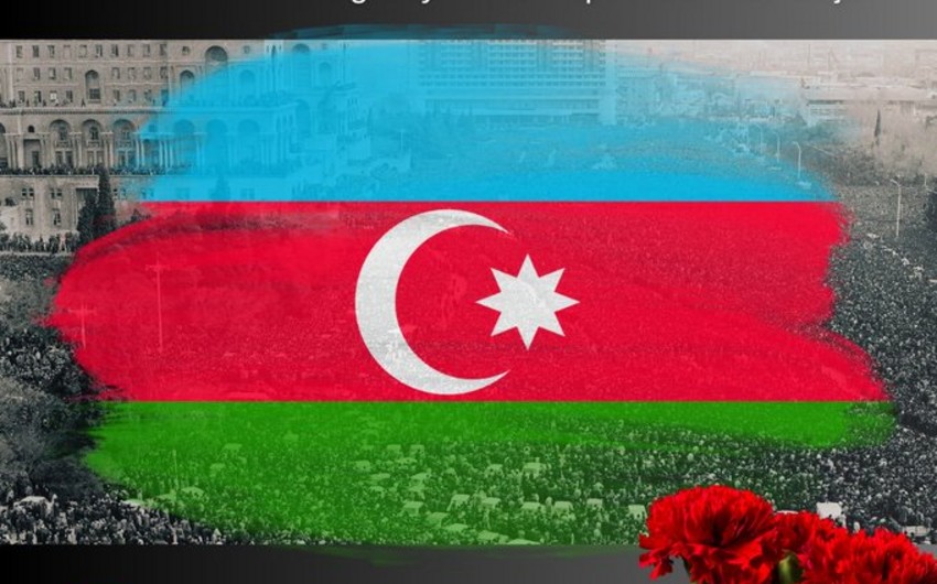 Ömuraliyev 20 Yanvar şəhidlərinin xatirəsini yad etdi