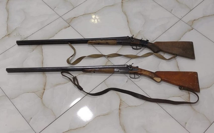 Biləsuvar sakinlərindən odlu silahlar götürüldü