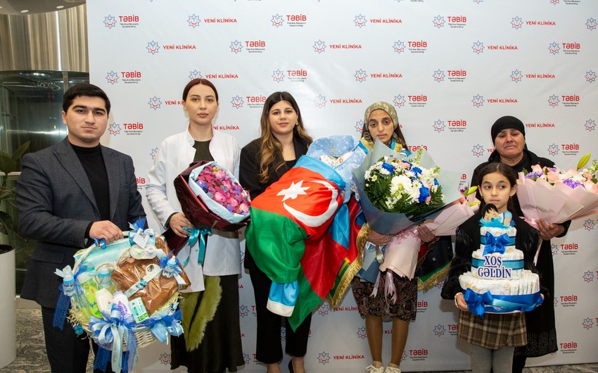 Şəhidin övladı dünyaya gəldi - FOTO