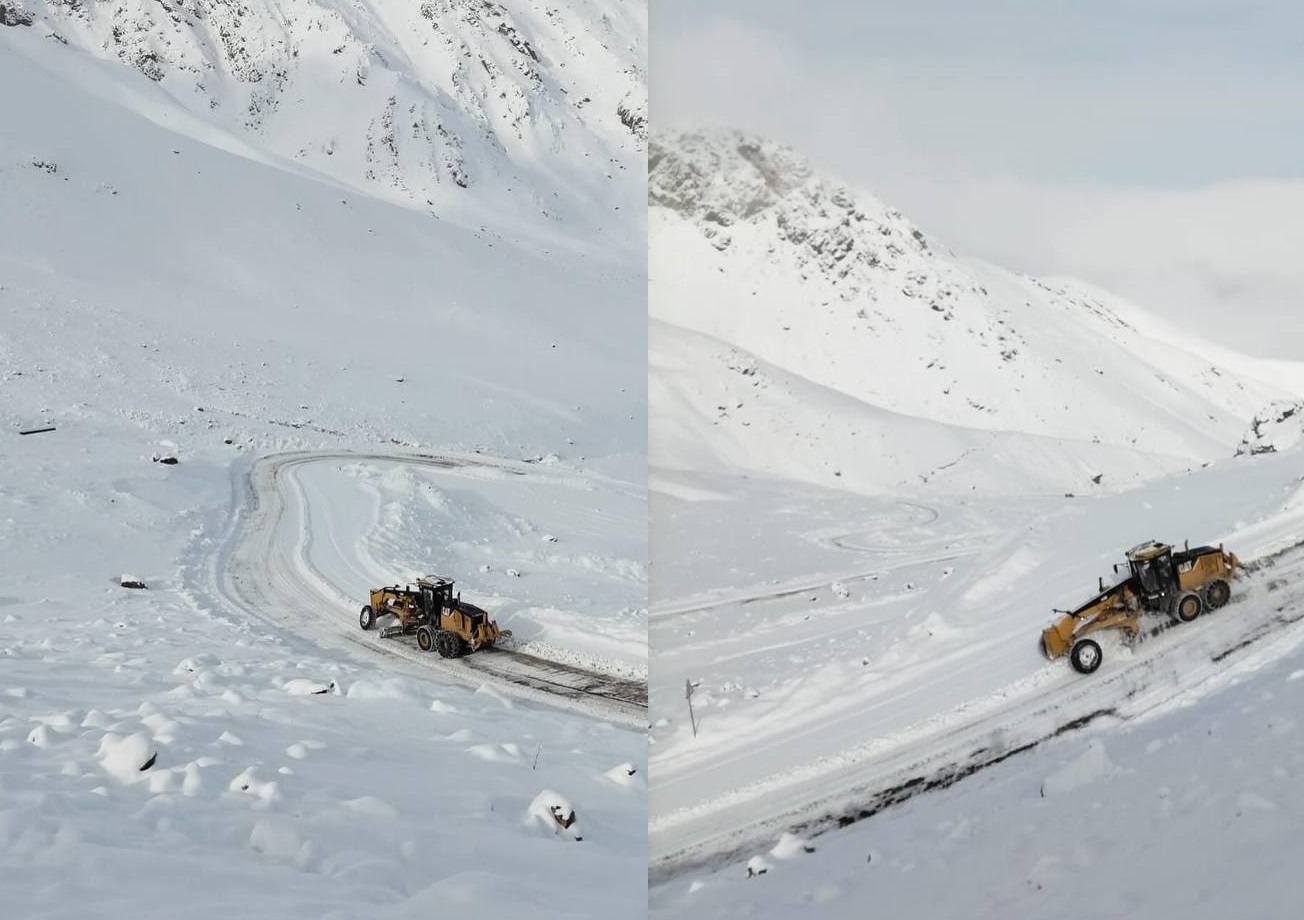 Qar Ömər aşırımını keçilməz etdi - FOTO
