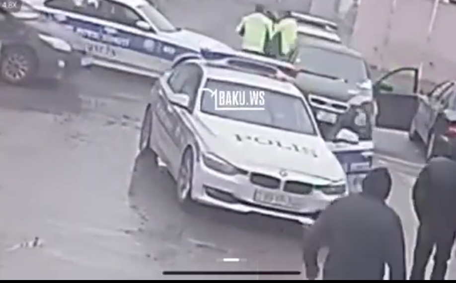 Avtoxuliqanı 3 DYP maşını belə saxladı - VİDEO