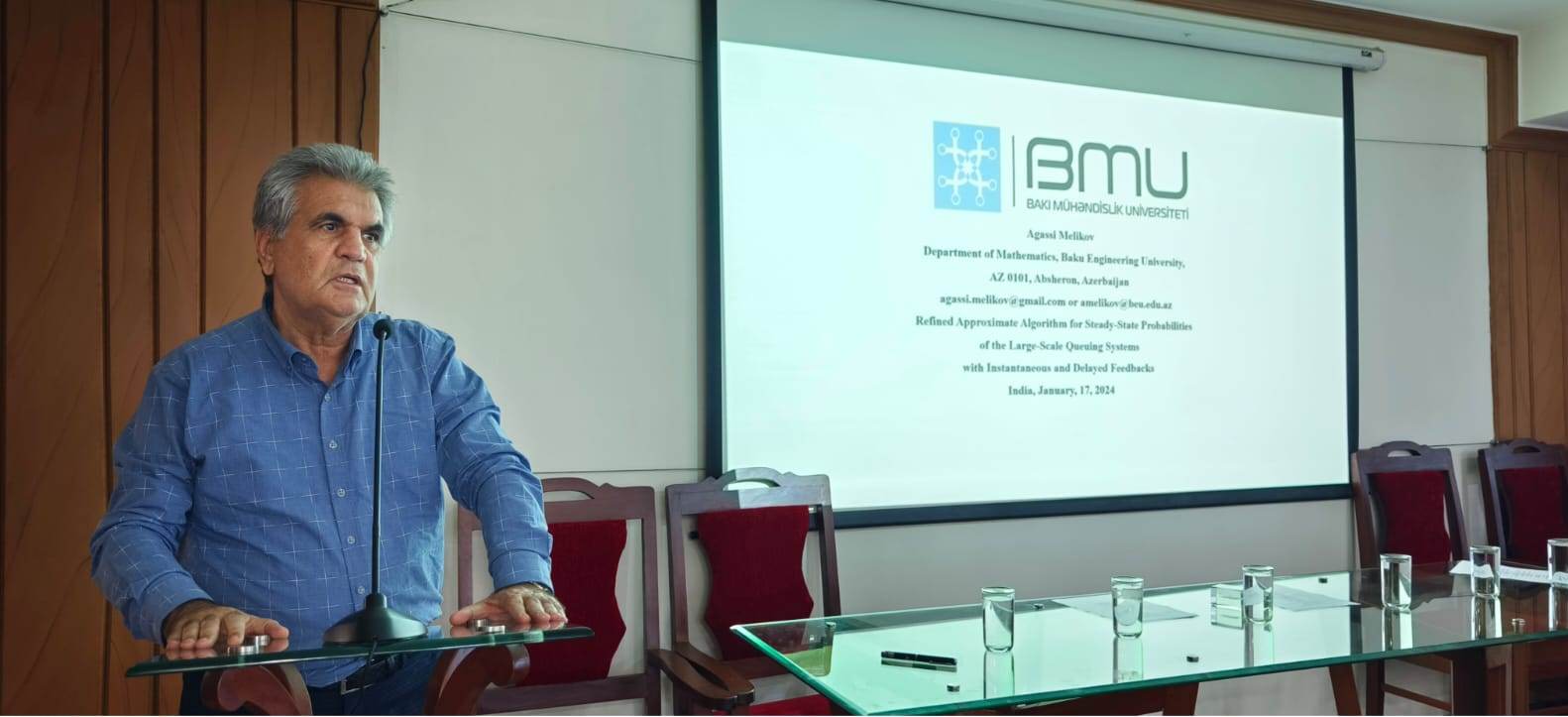 BMU-nun prorektoru Hindistanda beynəlxalq konfransda çıxış etdi