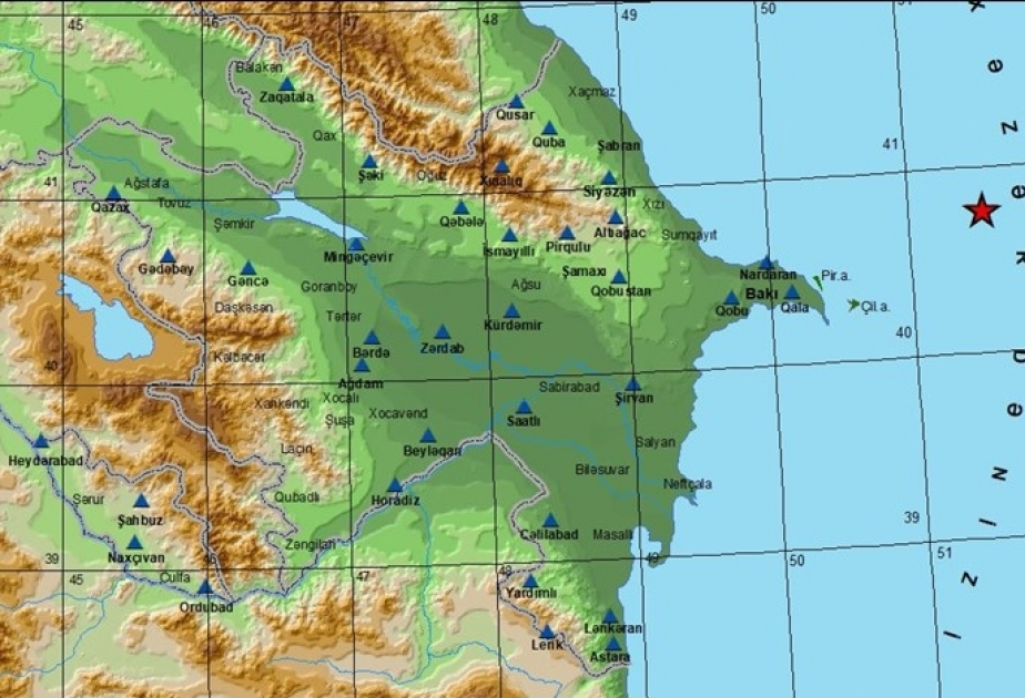 Azərbaycanda zəlzələ oldu