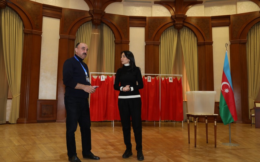 Ombudsman Xankəndi, Şuşa və Laçındakı seçki məntəqələrində - FOTO