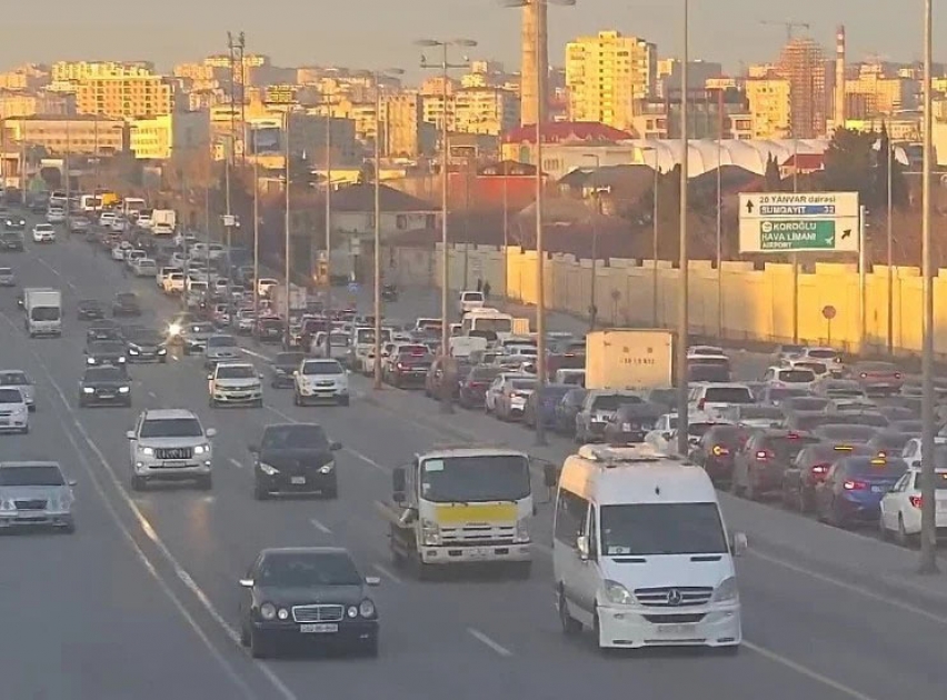 Hazırda tıxac olan yolların SİYAHISI 