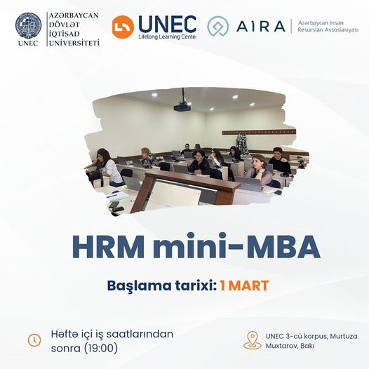 UNEC MBA təlimlərinə start verir