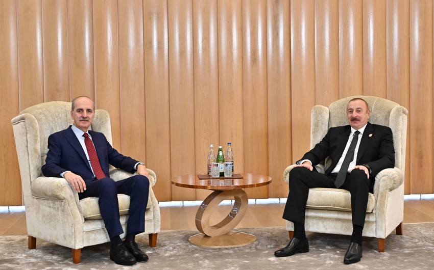 Kurtulmuş da İlham Əliyevi təbrik edib