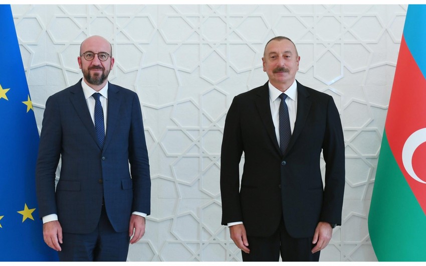 Şarl Mişel İlham Əliyevlə Brüssel formatını müzakirə etdi 
