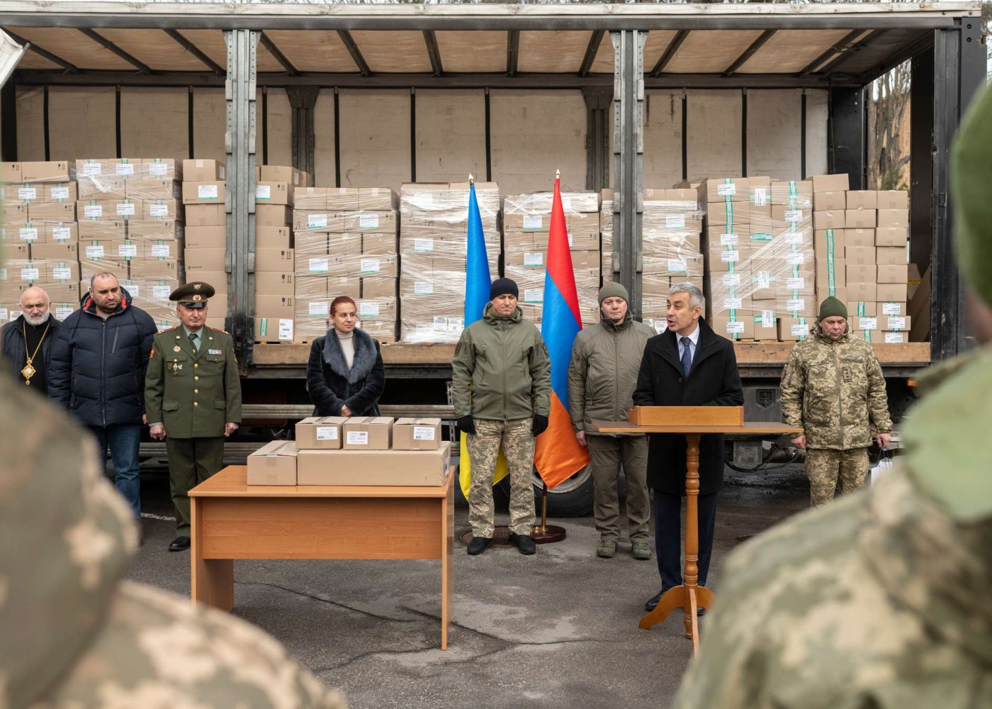 Ermənistan Ukraynaya humanitar yardım göndərdi