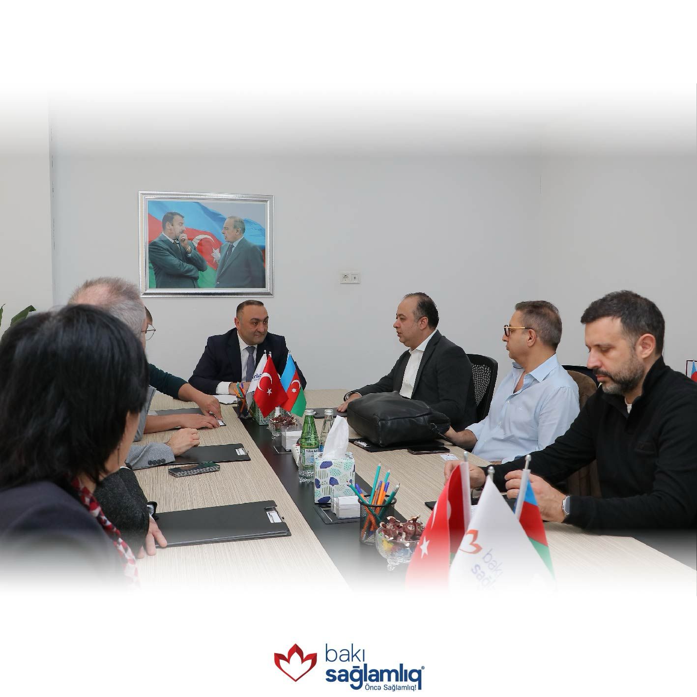 Türkiyədən gələn professor heyəti Bakı Sağlamlıq Mərkəzində - FOTO