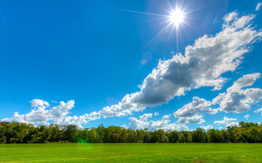 Temperatur 23 dərəcəyə yüksələcək - SABAHIN HAVASI
